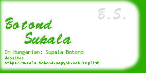 botond supala business card